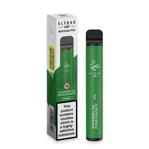 Elf Bar 600 Puff Prefilled Vape Pod Kit -  Box of 10