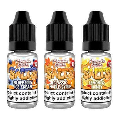 Pancake Stock 10ml Nic Salt 10mg & 20mg | Pack of 10