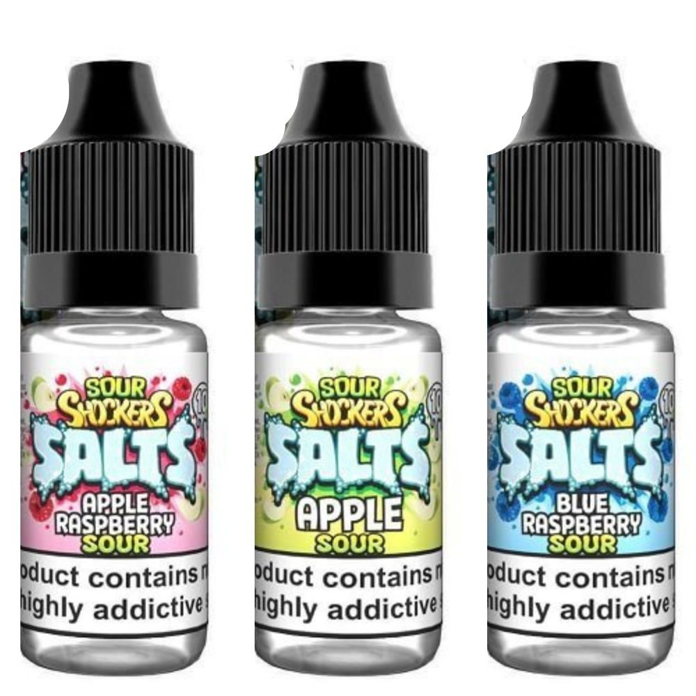 Sour Shockers 10ml Nic Salt E-Liquid 20mg | Pack of 5