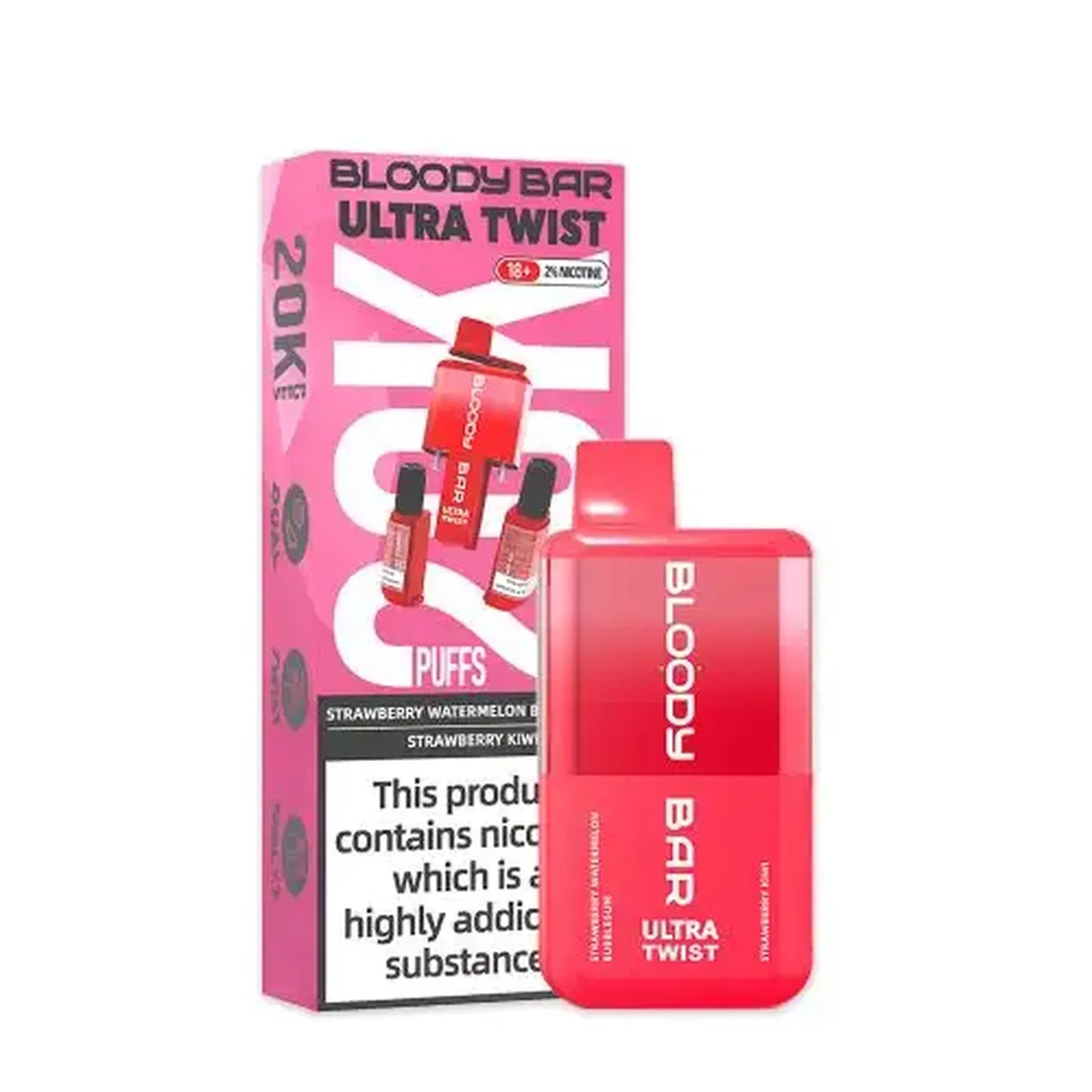 Bloody Bar Ultra Twist 20000 Prefilled Vape Pod Kit - Box of 5