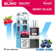 The Bling 10K Pro Max Replacement Prefilled Pods - Box of 5 Available In Berry Blaze Flavour 
