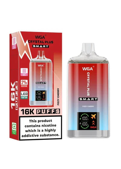 WGA Crystal Plus Smart 16K Prefilled Vape Kit - Box of 10