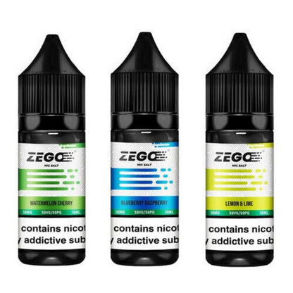 Zego Nic Salt 10ml E-Liquid 10mg & 20mg | Pack of 10